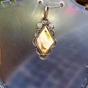 Mother of Pearl Pendant set in Sterling Silver